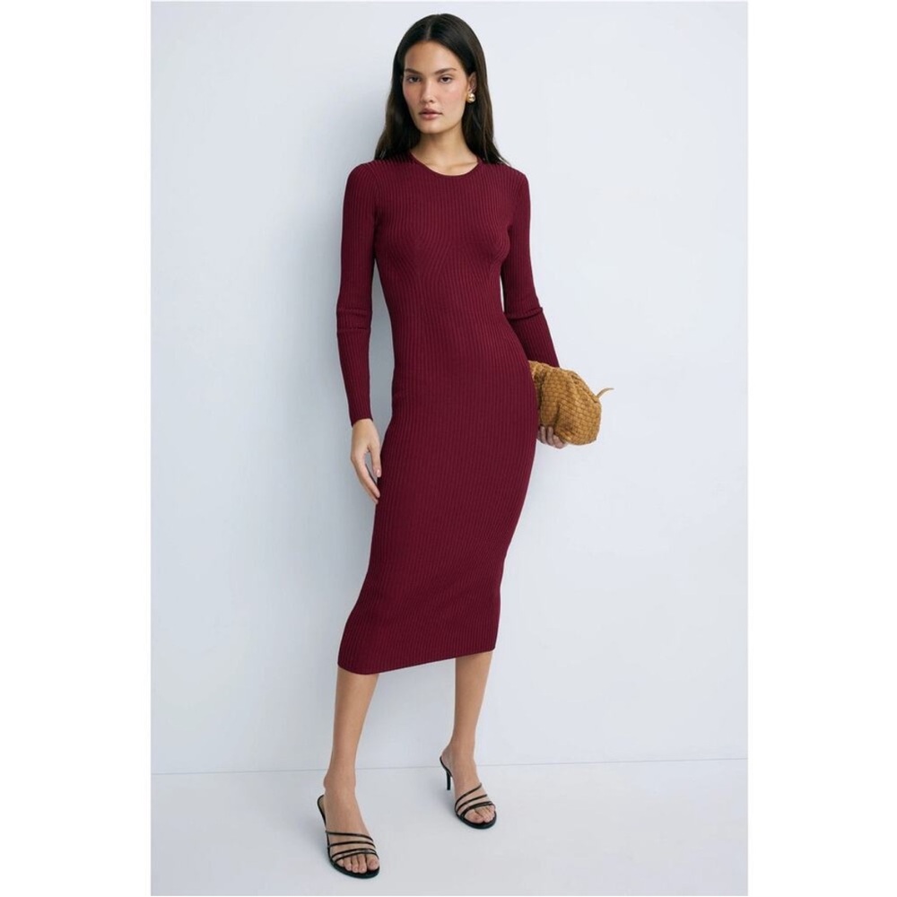 Adam Lippes x RTR Geo Knit Midi Dress, Size: L